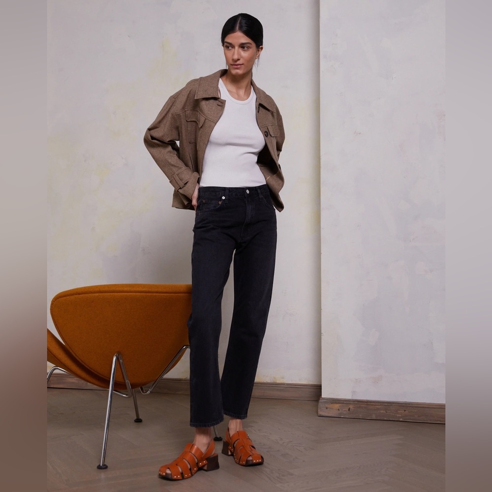 Agolde Mia Mid-rise Straight Jean